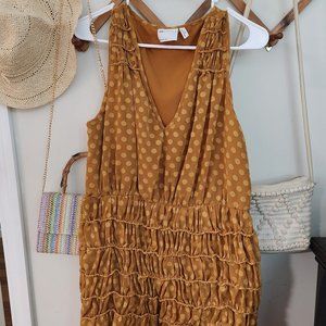 Mustard Colored Asos Cocktail Dress